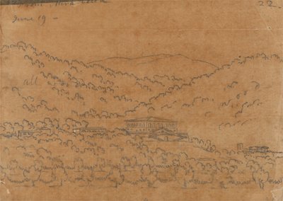 Von Mirabella, 19. Juni von John Robert Cozens